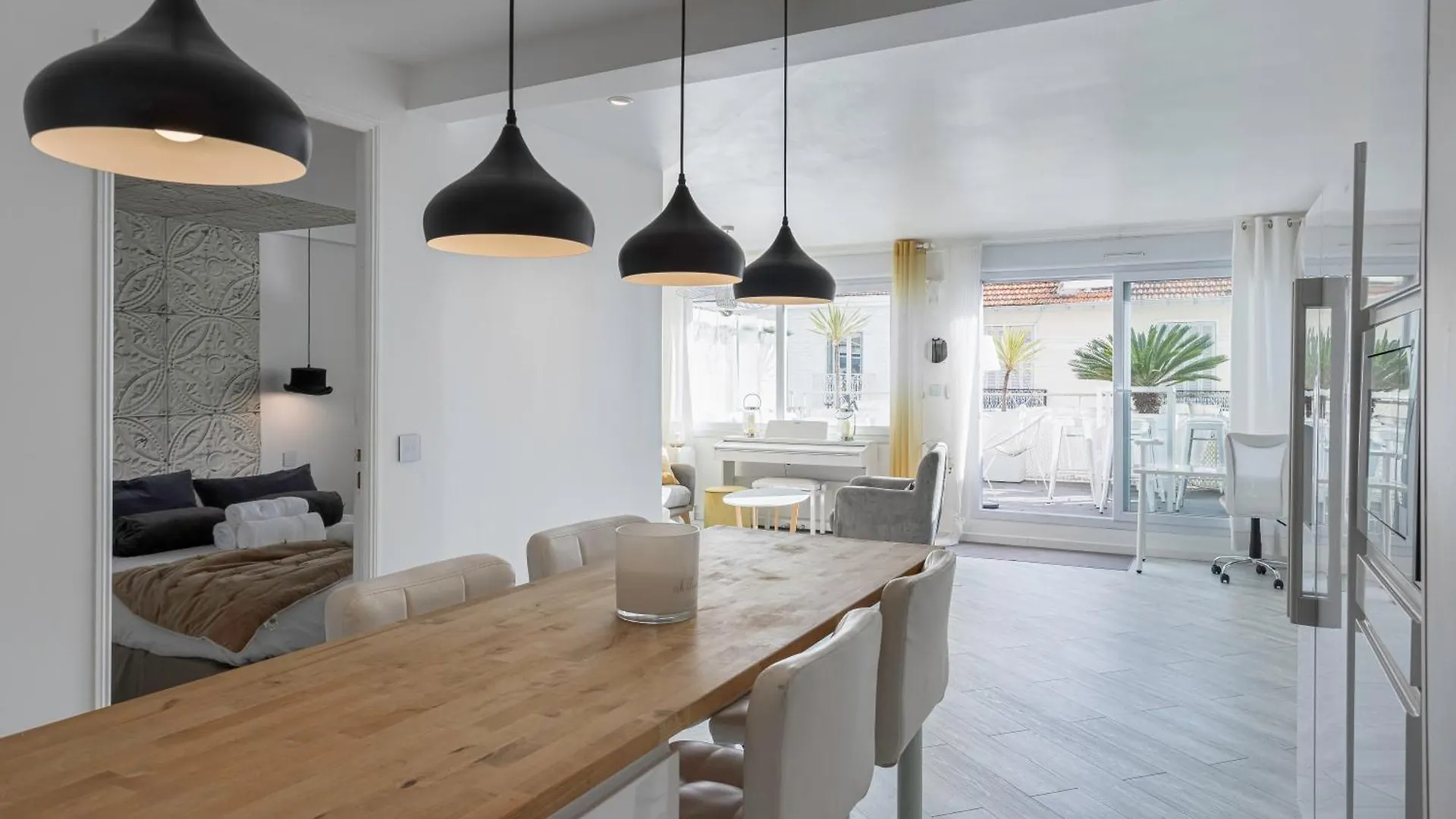 Cannes Bliss - 12Mn A Pied Du Palais, 5Mn Plages, Clim, Terrasse Apartament